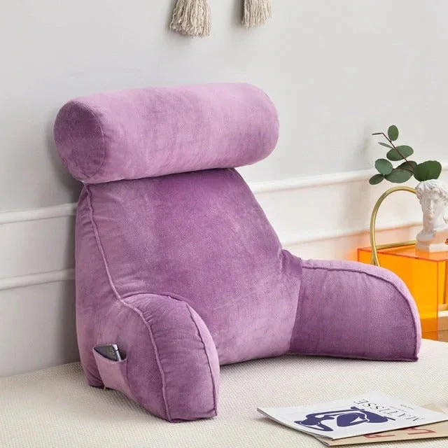 Backrest Pillow With Arms & Adjustable Headrest - Image 6