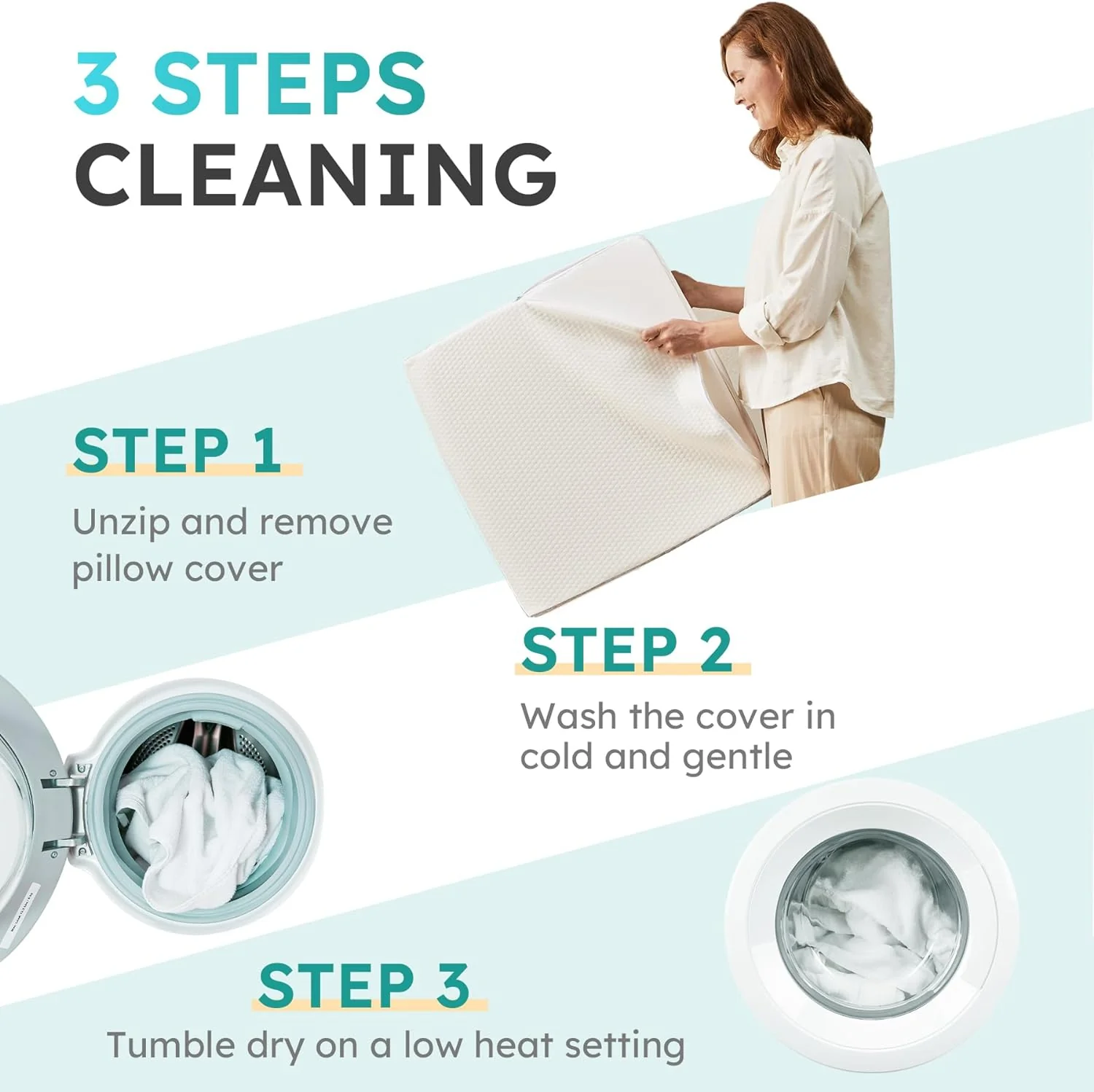 Deluxe Inclined Wedge Support Pillow - Image 6