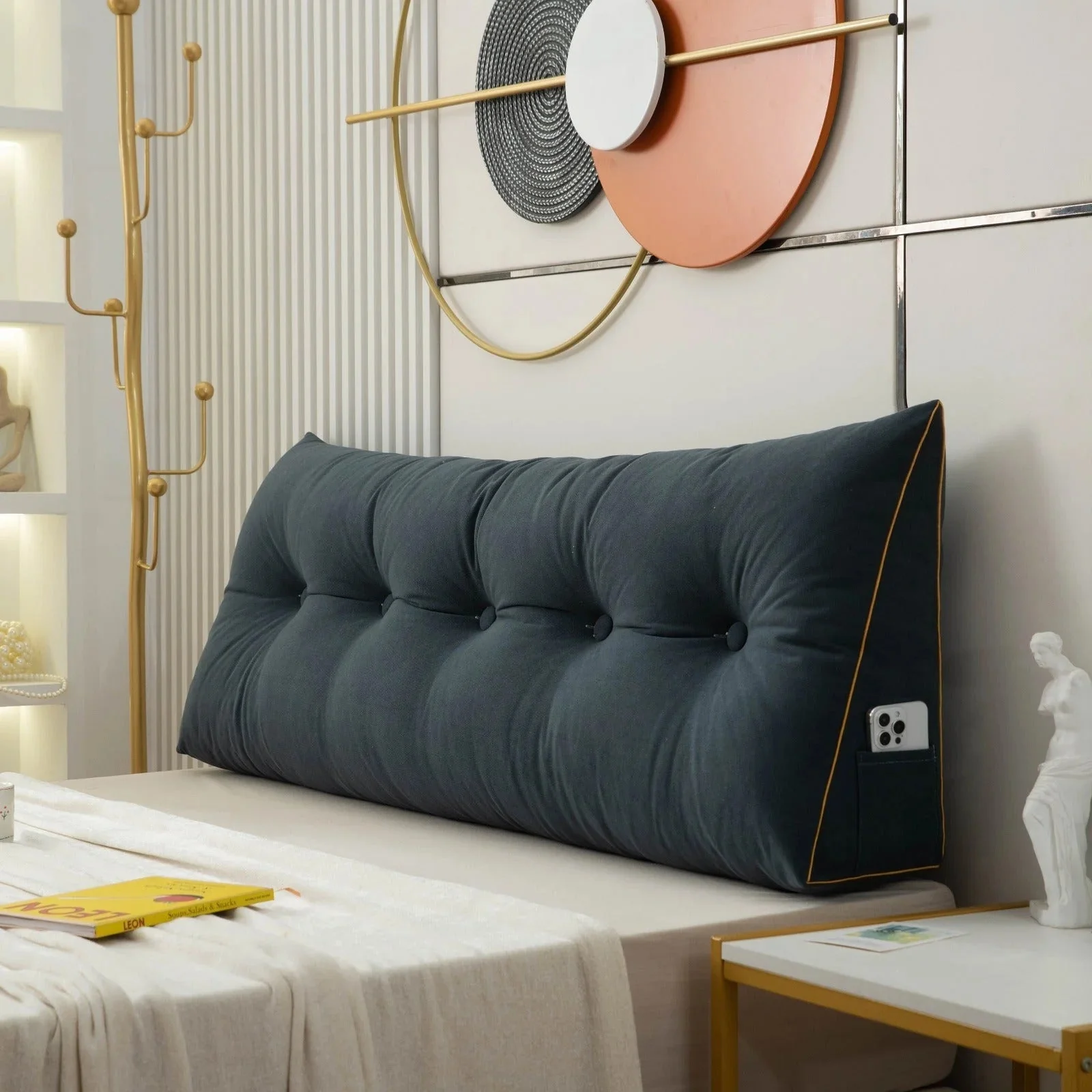 Luxury Chic Wedge Pillow - Image 9